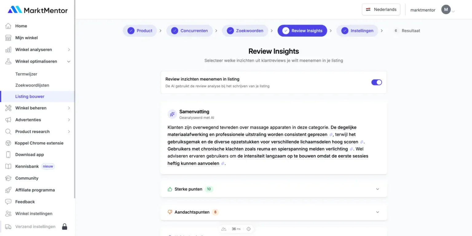 Leer van klantreviews